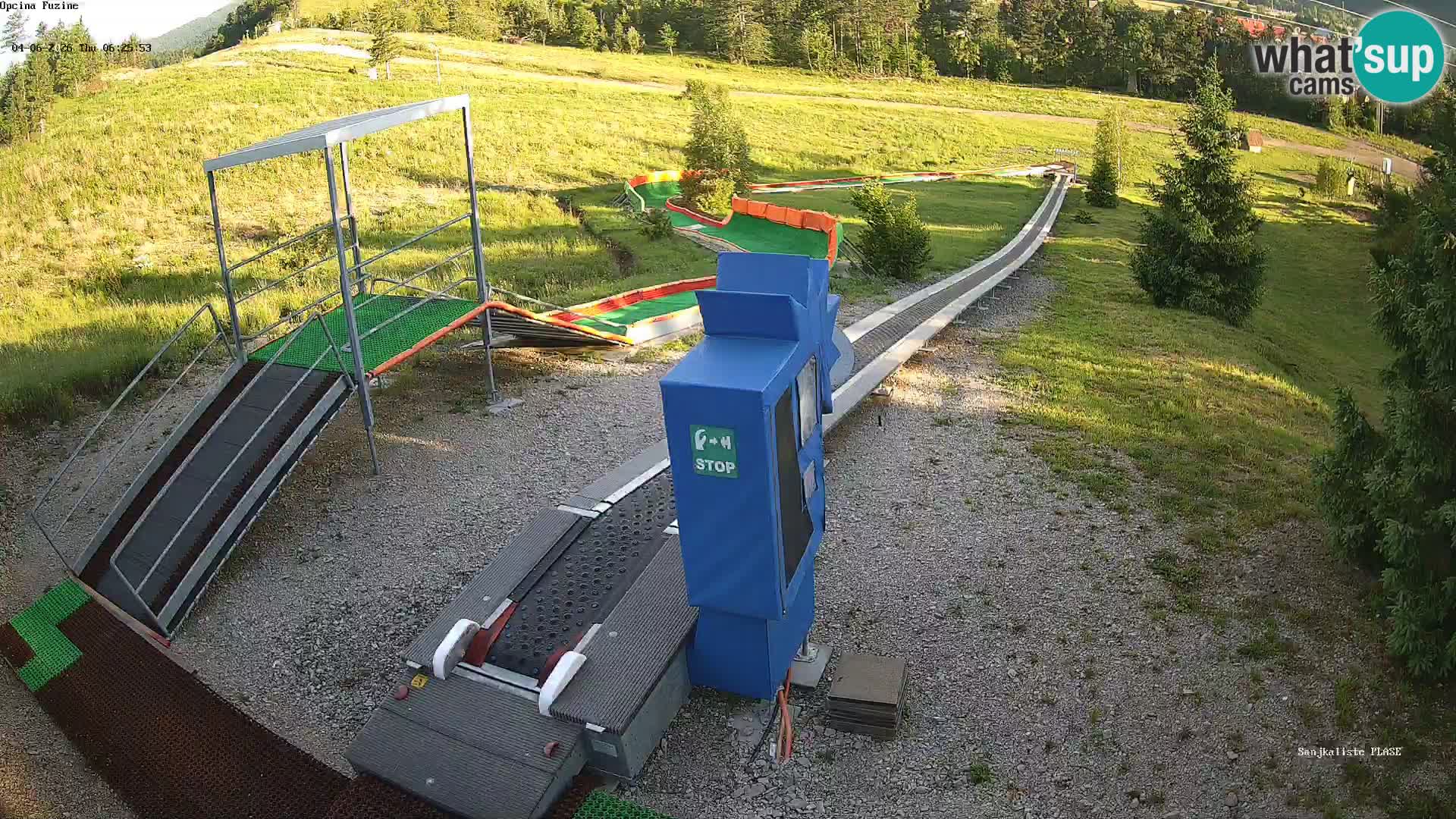 Spletna kamera v živo Sankališče Fužine – Hrvaška