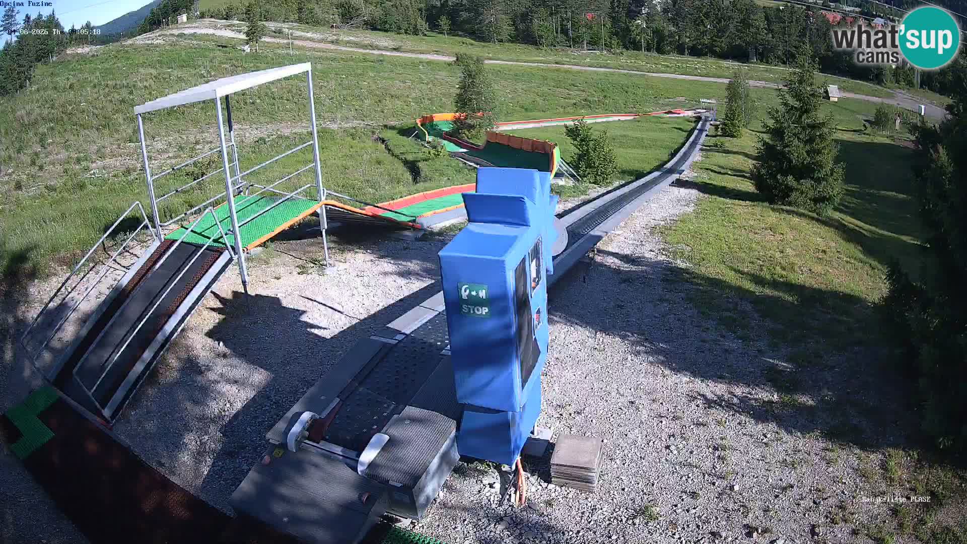 Webcam en direct Piste de luge de Fužine – Croatie