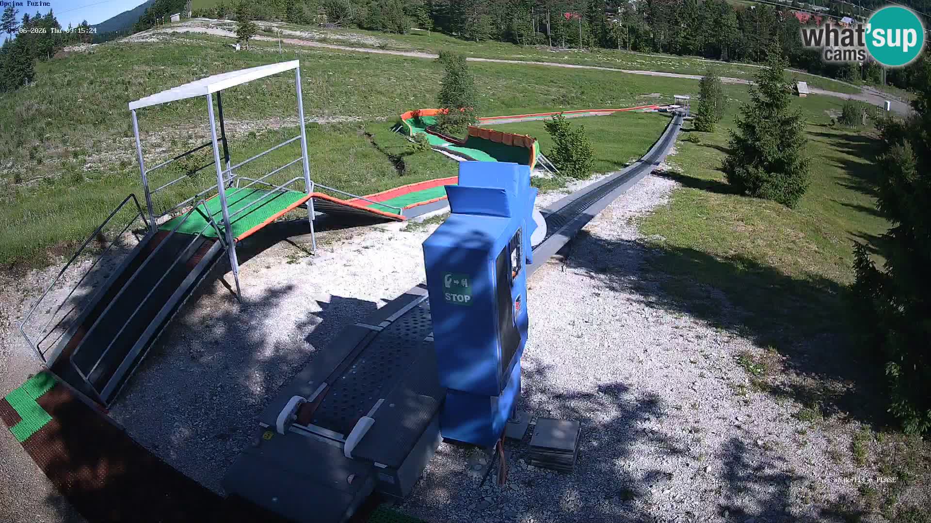Webcam en vivo Pista de trineo Fužine – Croacia