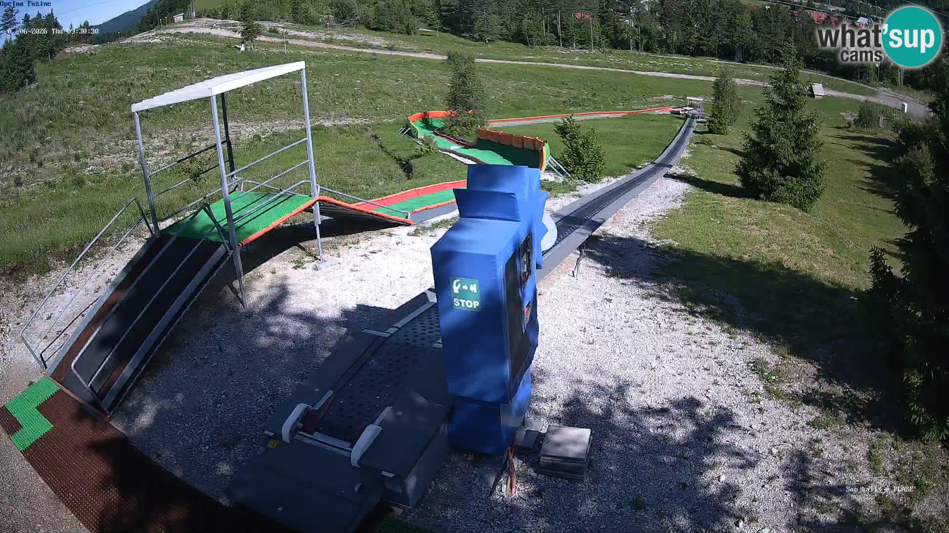 Webcam en vivo Pista de trineo Fužine – Croacia