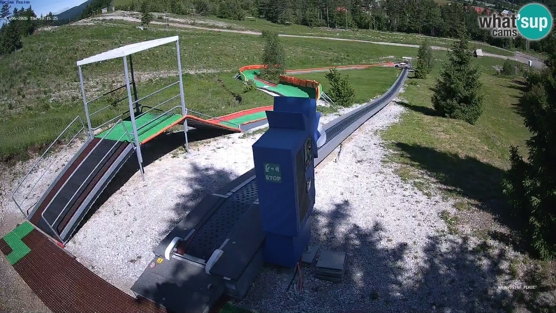 Webcam en direct Piste de luge de Fužine – Croatie
