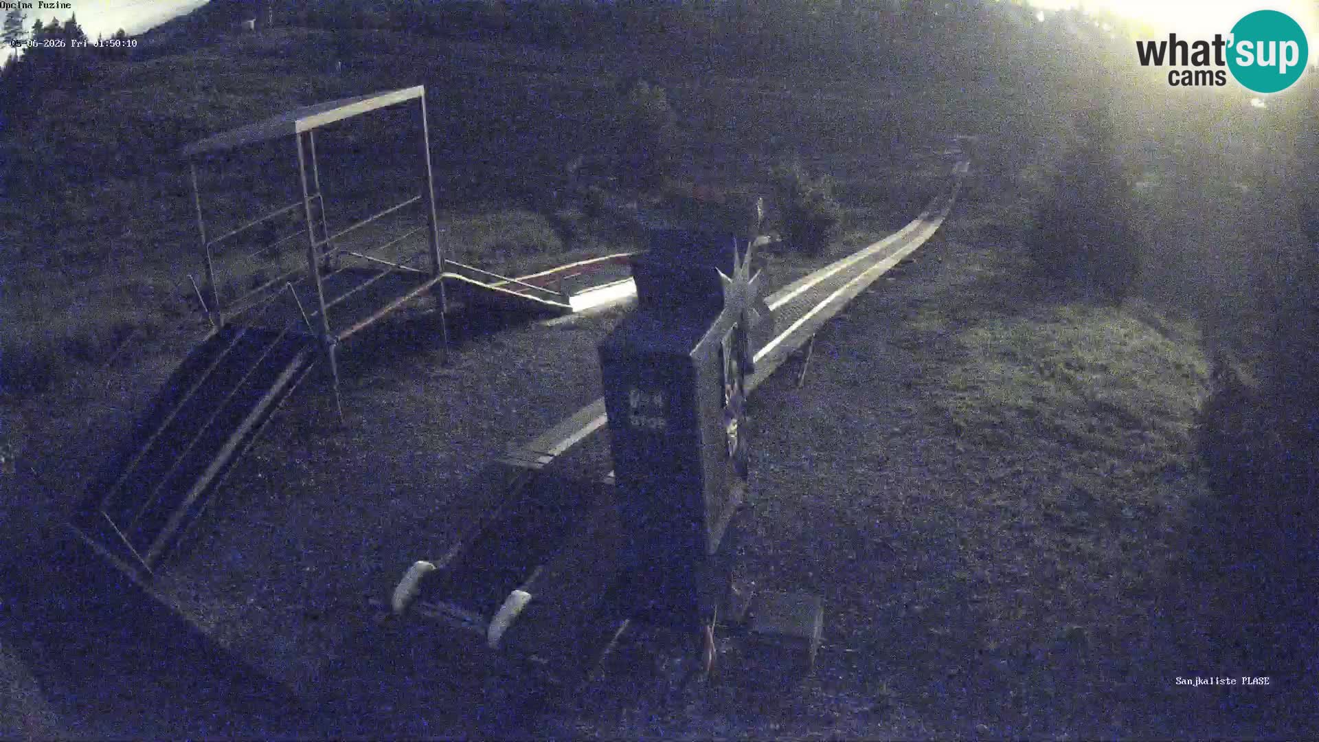 Webcam en vivo Pista de trineo Fužine – Croacia