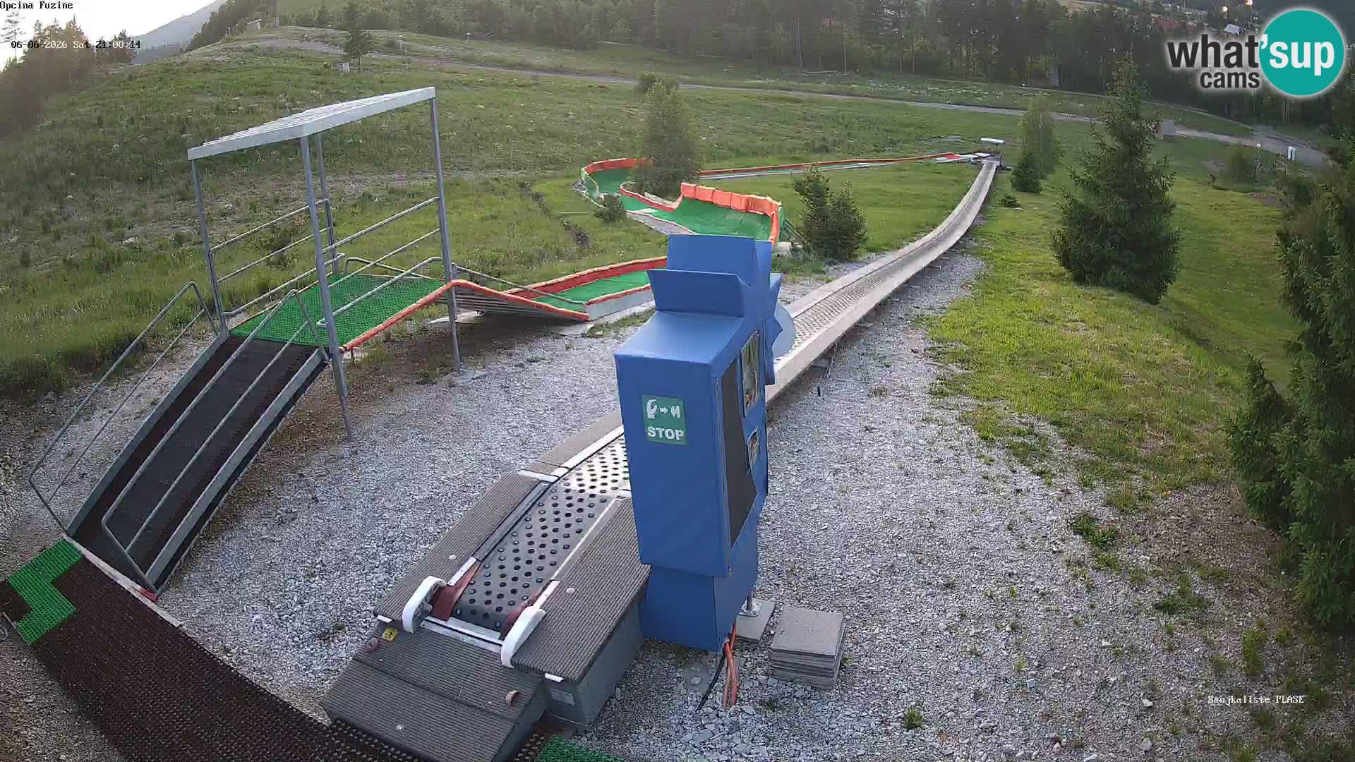 Live webcam Fužine toboggan run – Croatia