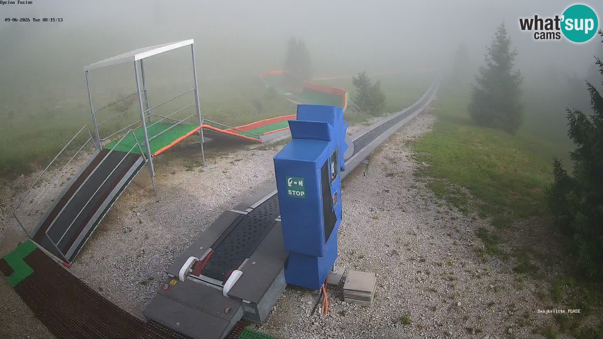 Spletna kamera v živo Sankališče Fužine – Hrvaška