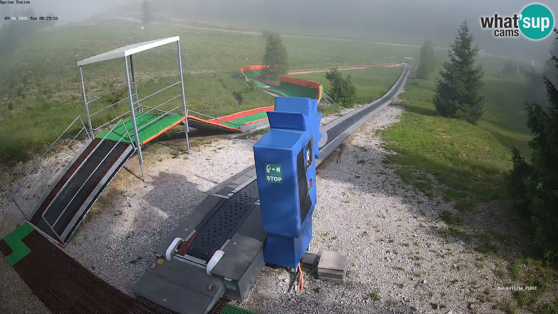 Spletna kamera v živo Sankališče Fužine – Hrvaška