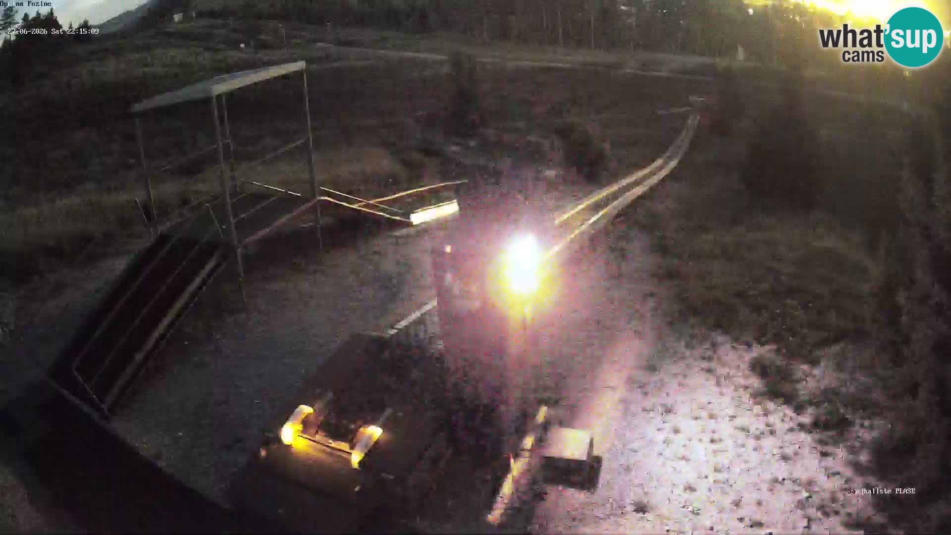 Live webcam Fužine toboggan run – Croatia