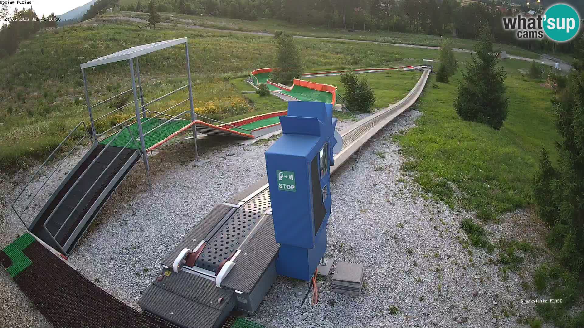 Live Webcam Rodelbahn Fužine – Kroatien
