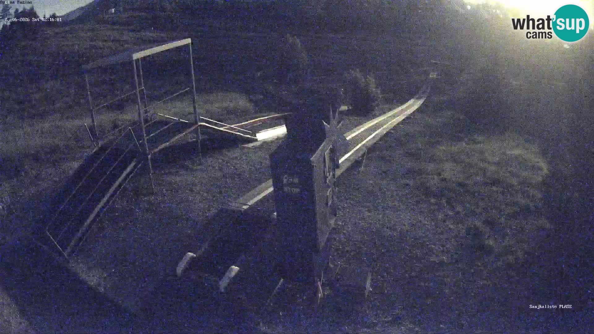 Live webcam Fužine toboggan run – Croatia