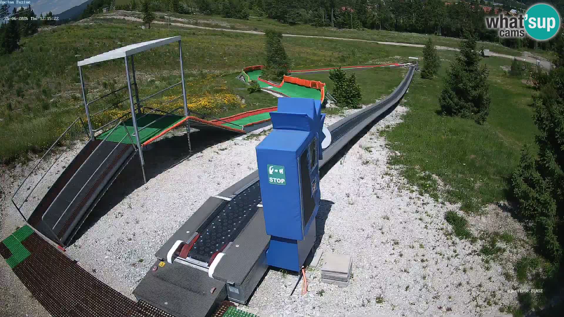 Webcam en direct Piste de luge de Fužine – Croatie