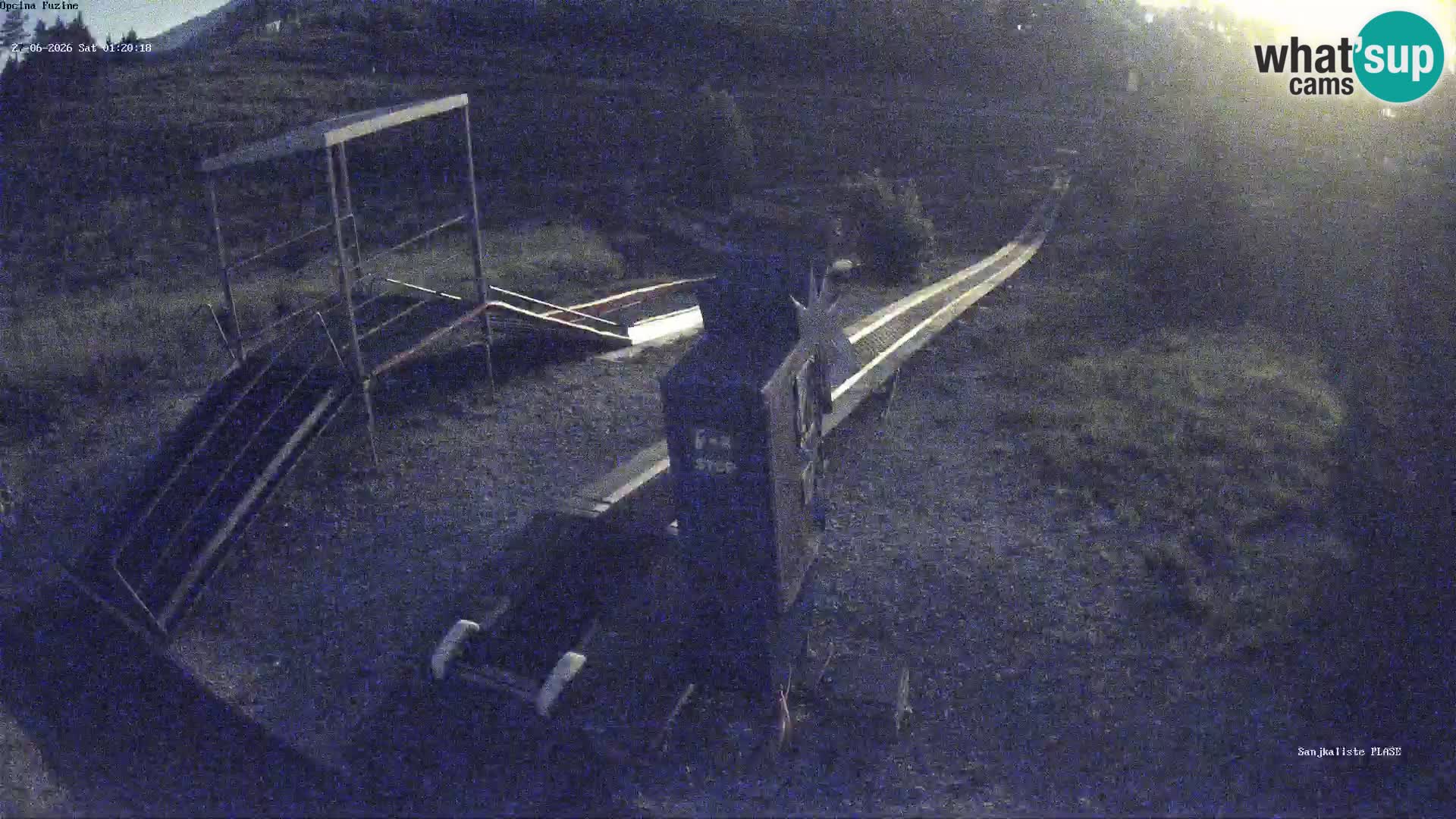 Webcam en vivo Pista de trineo Fužine – Croacia