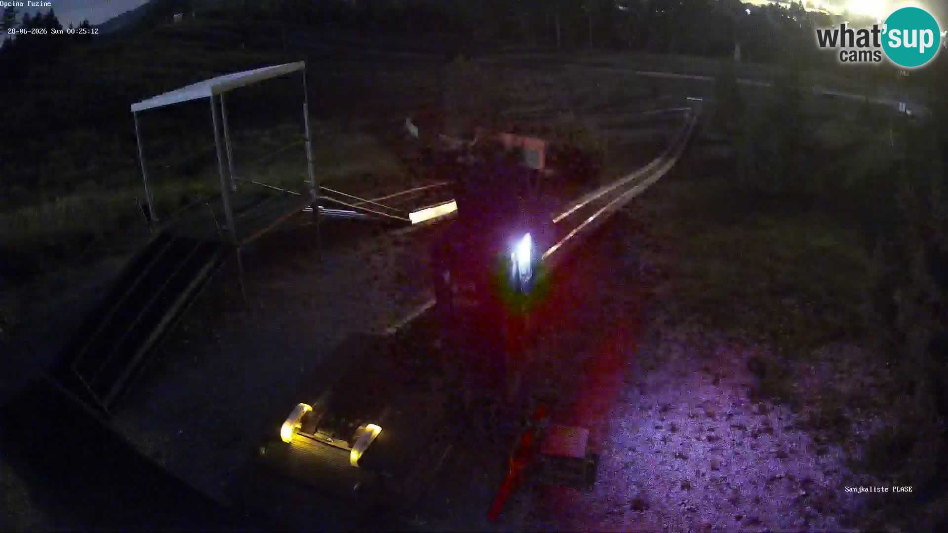 Live webcam Fužine toboggan run – Croatia