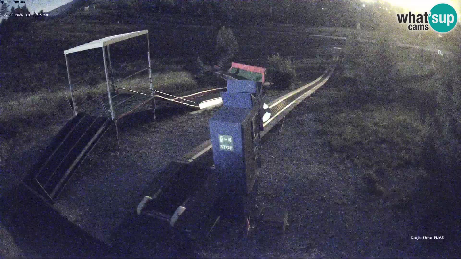 Webcam en direct Piste de luge de Fužine – Croatie