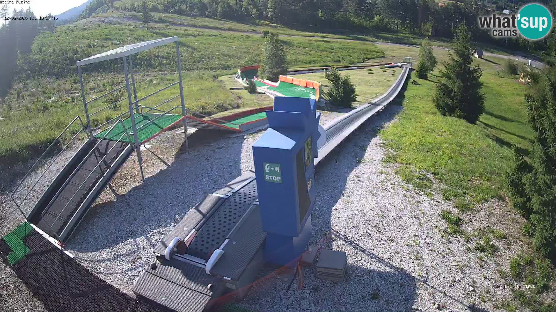 Webcam en direct Piste de luge de Fužine – Croatie