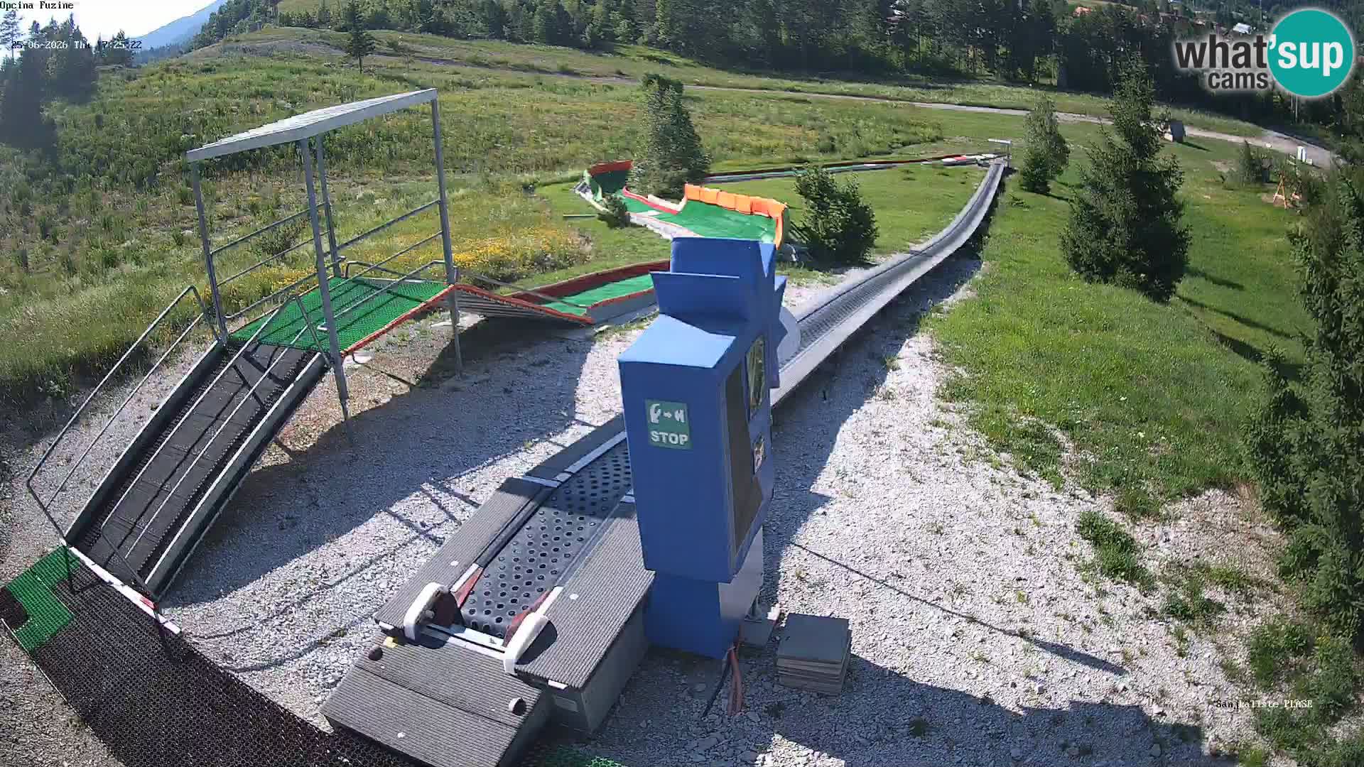 Webcam en direct Piste de luge de Fužine – Croatie