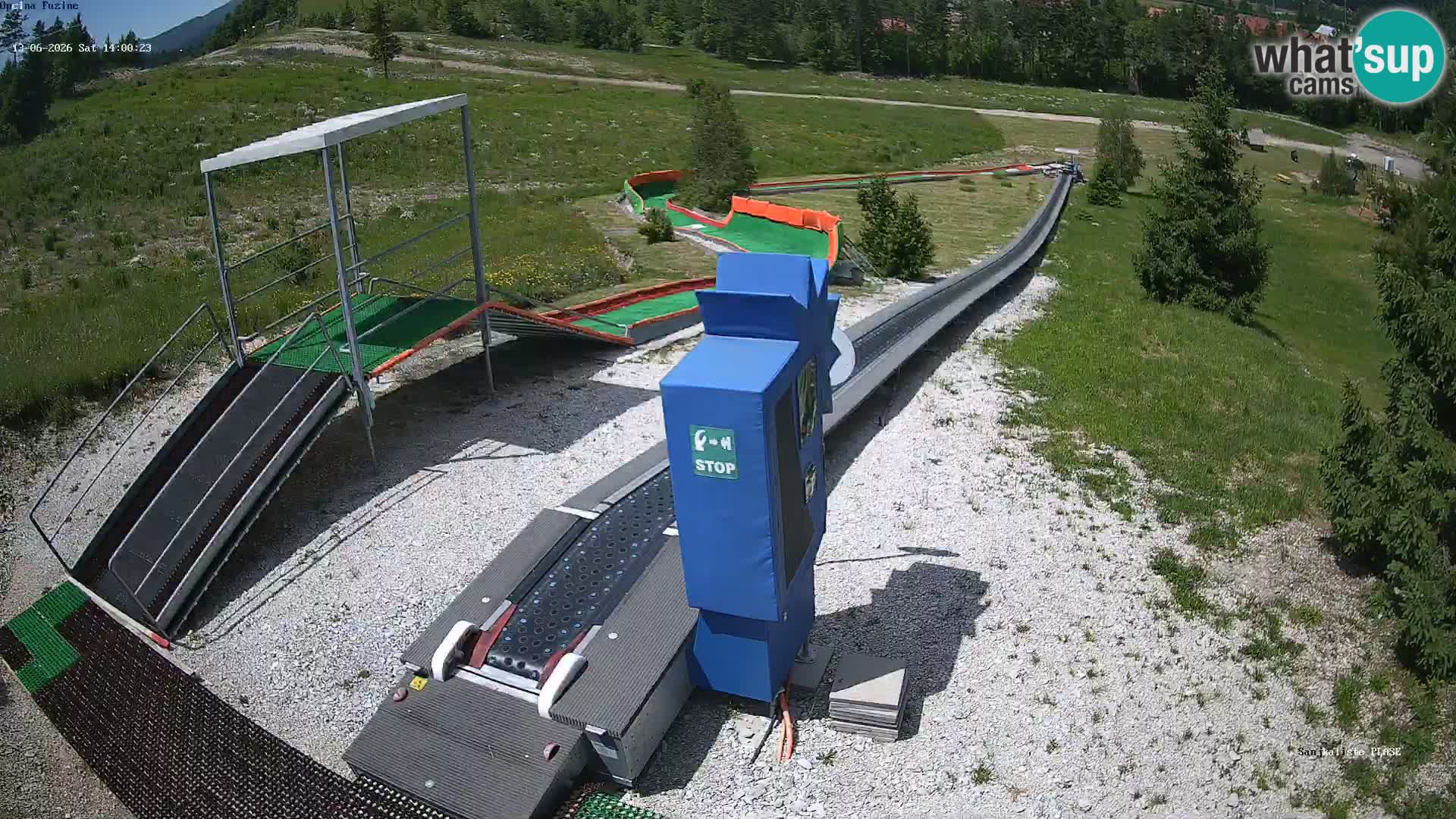 Webcam en direct Piste de luge de Fužine – Croatie
