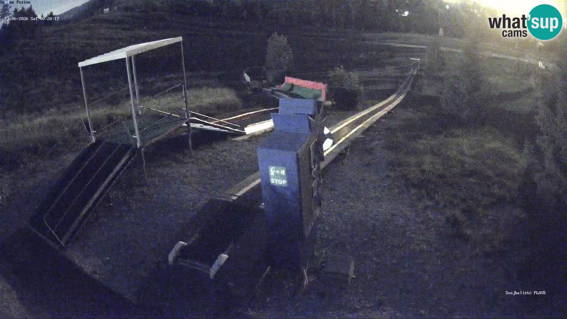 Live webcam Fužine toboggan run – Croatia