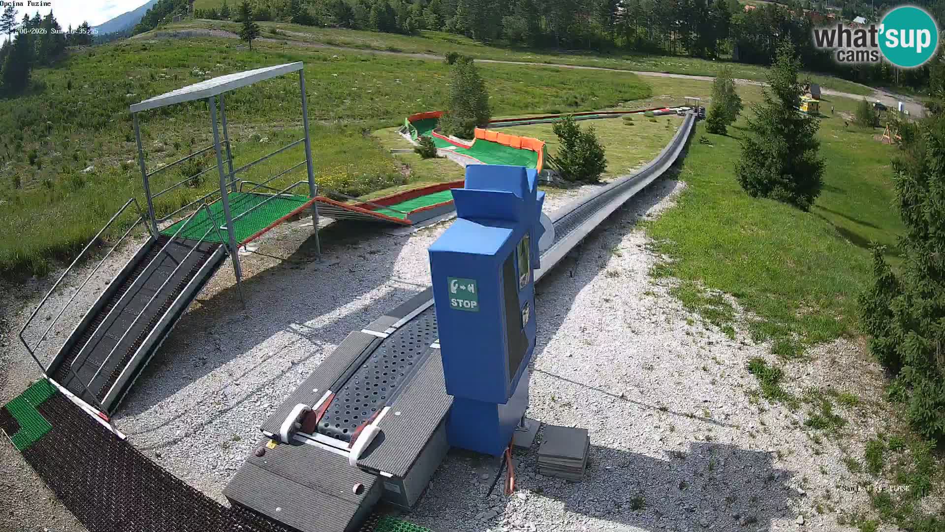 Webcam en direct Piste de luge de Fužine – Croatie