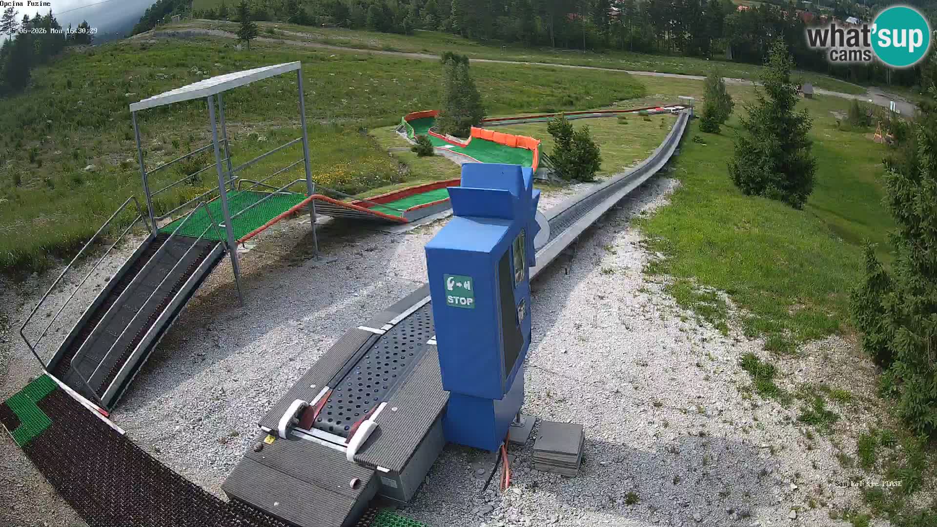 Spletna kamera v živo Sankališče Fužine – Hrvaška