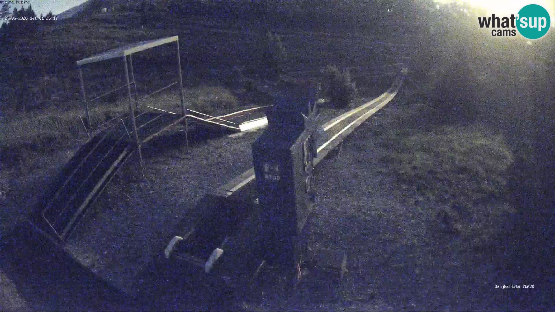 Webcam en direct Piste de luge de Fužine – Croatie