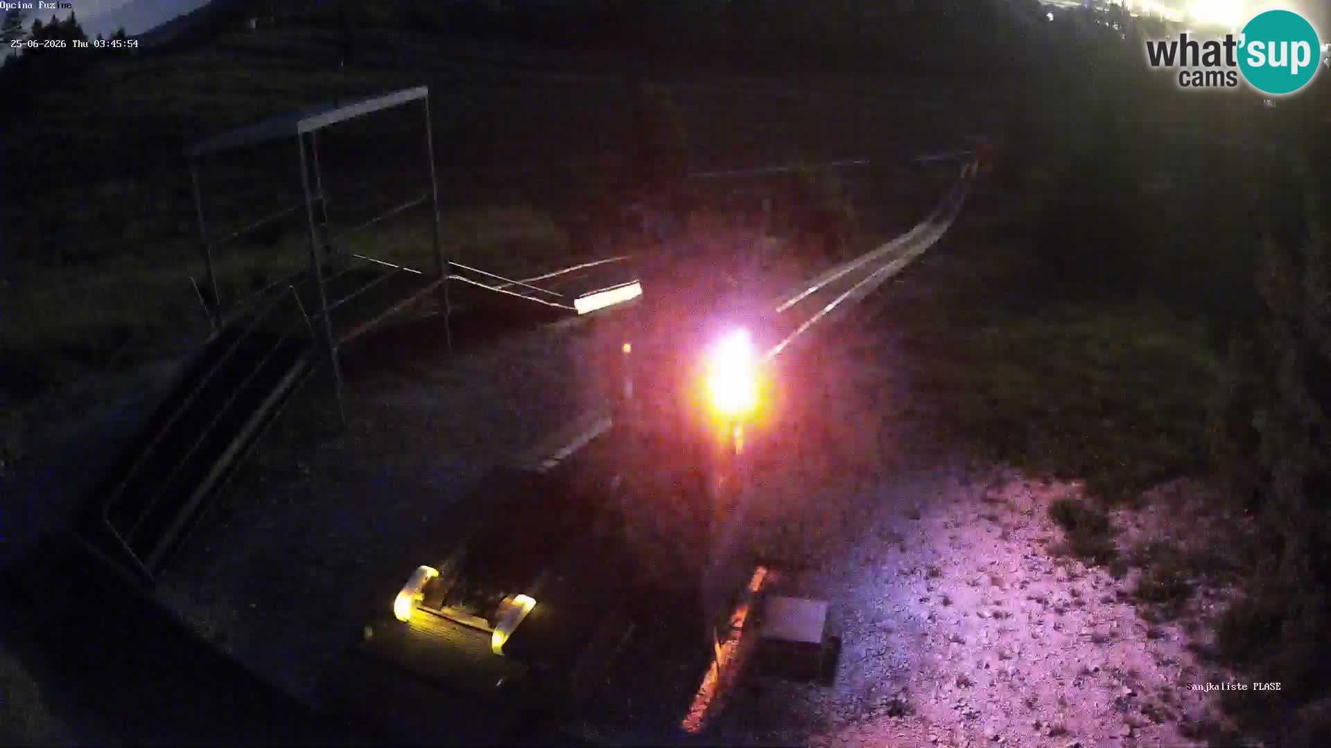 Live webcam Fužine toboggan run – Croatia
