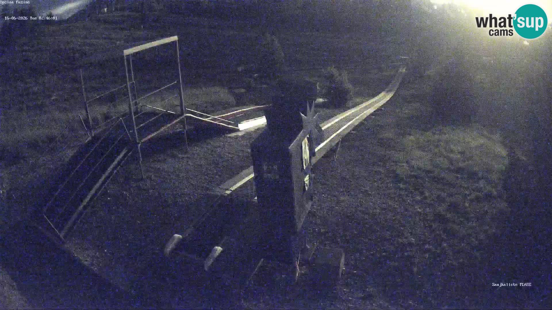 Live webcam Fužine toboggan run – Croatia