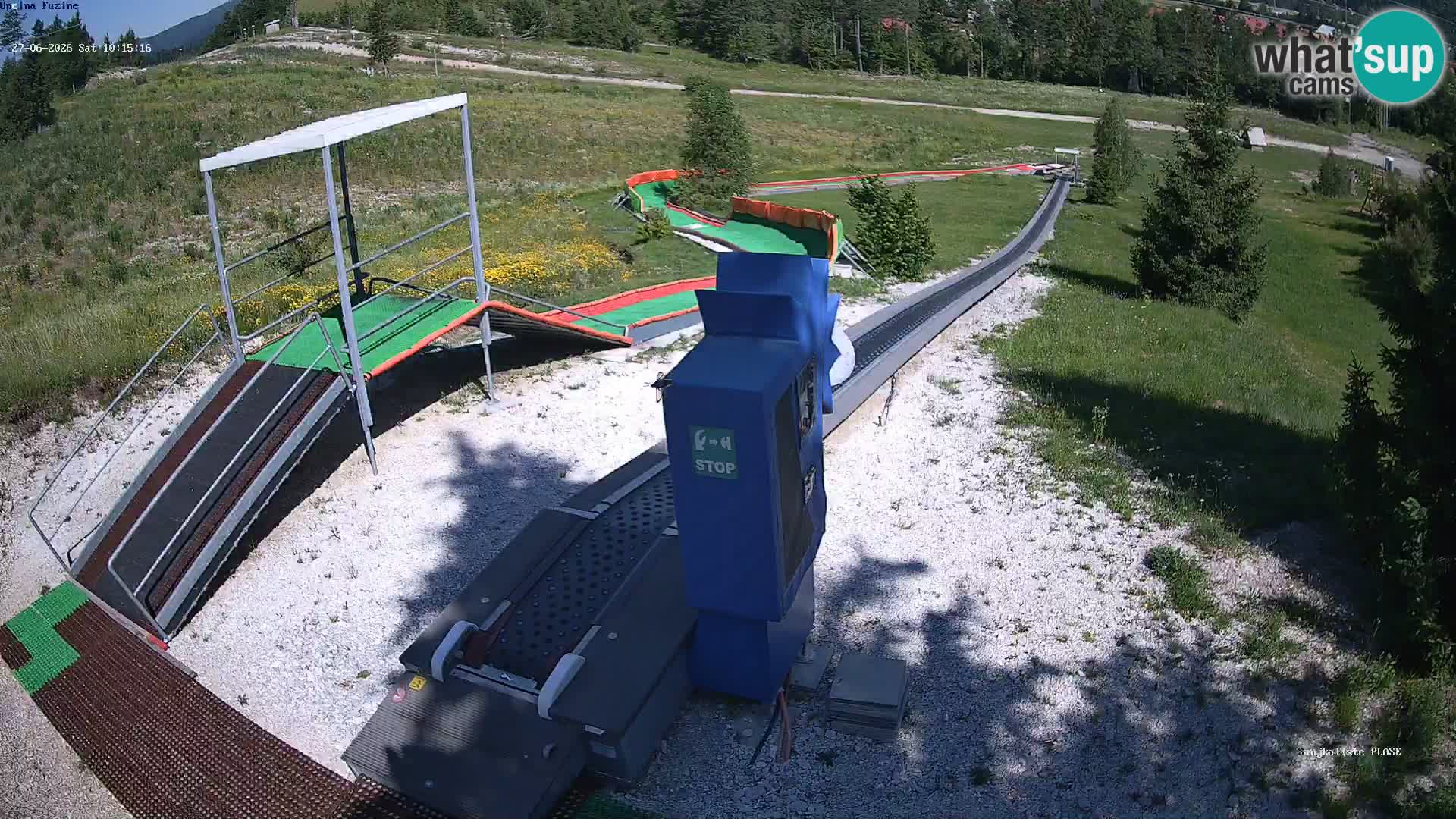Webcam en direct Piste de luge de Fužine – Croatie