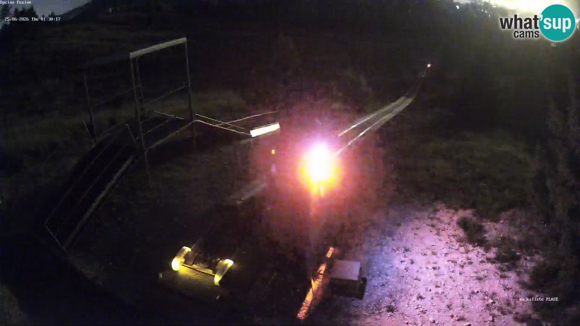 Live webcam Pista da slittino Fužine – Croazia