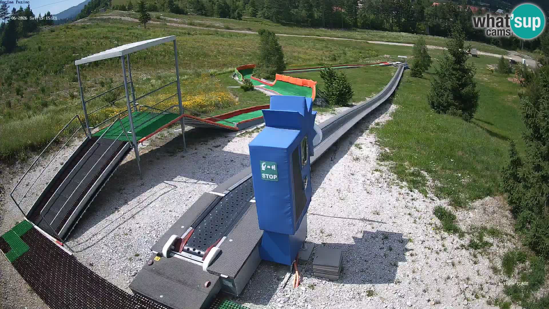 Webcam en direct Piste de luge de Fužine – Croatie