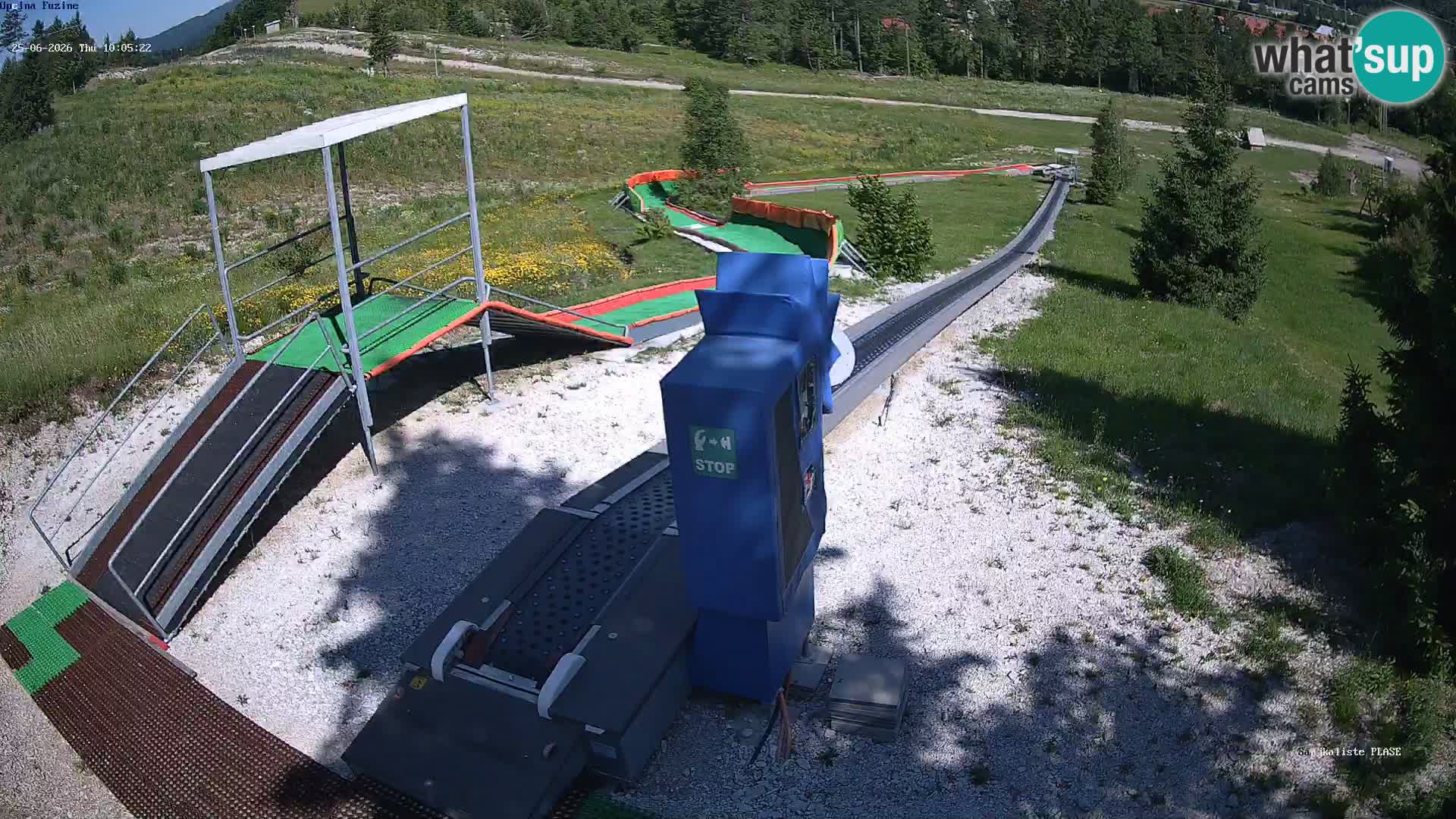Webcam en direct Piste de luge de Fužine – Croatie