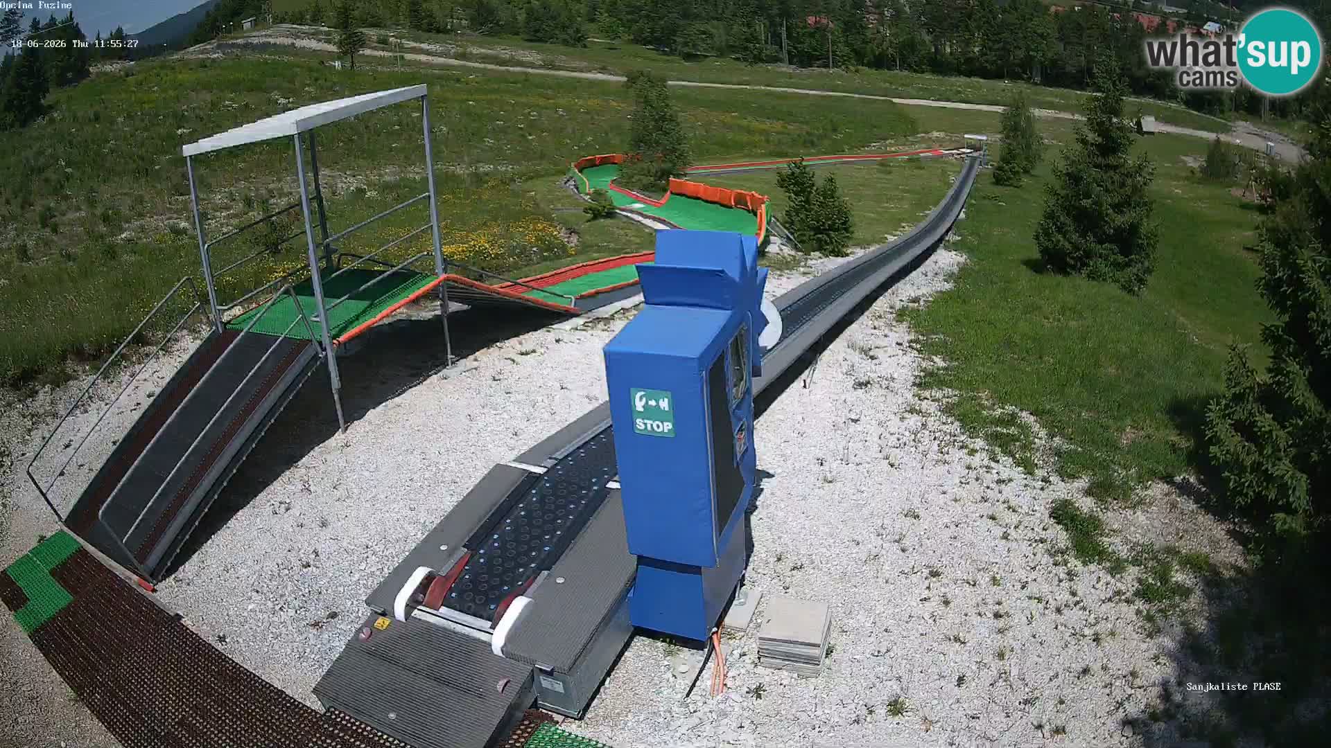 Webcam en vivo Pista de trineo Fužine – Croacia