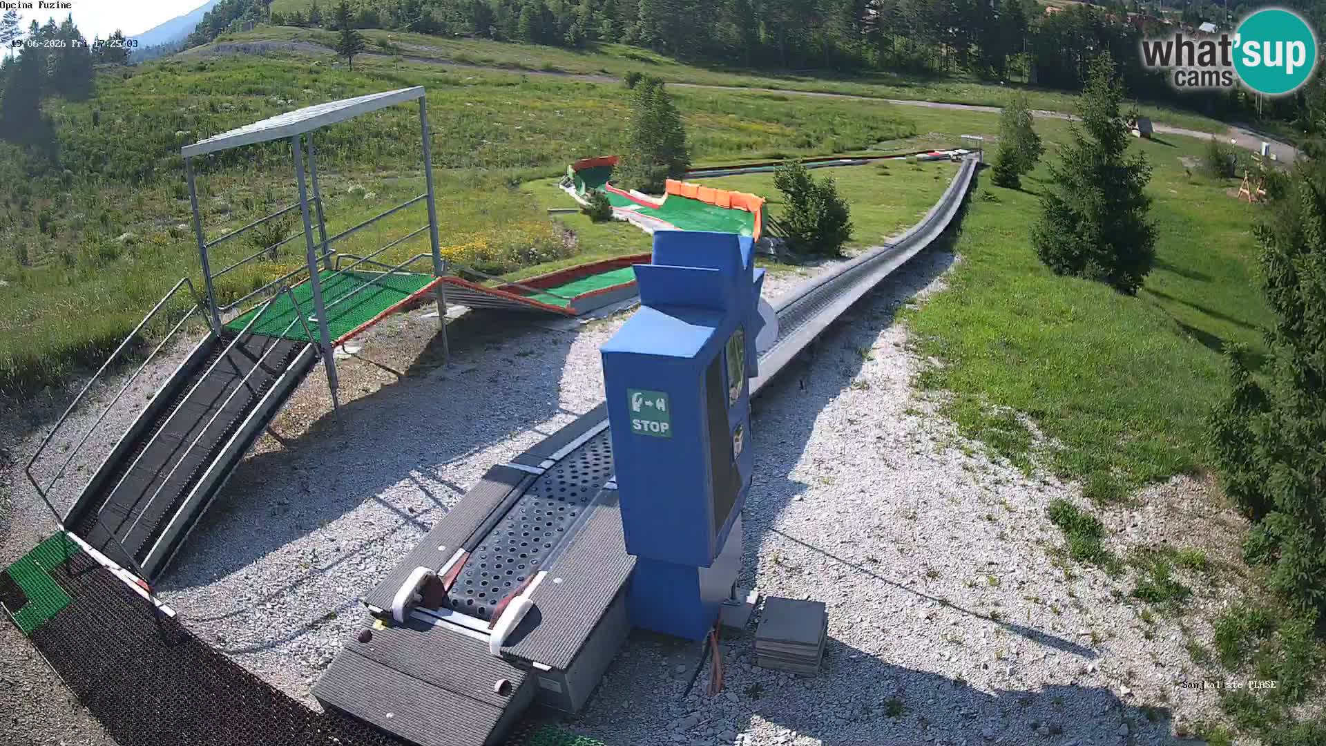 Webcam en vivo Pista de trineo Fužine – Croacia