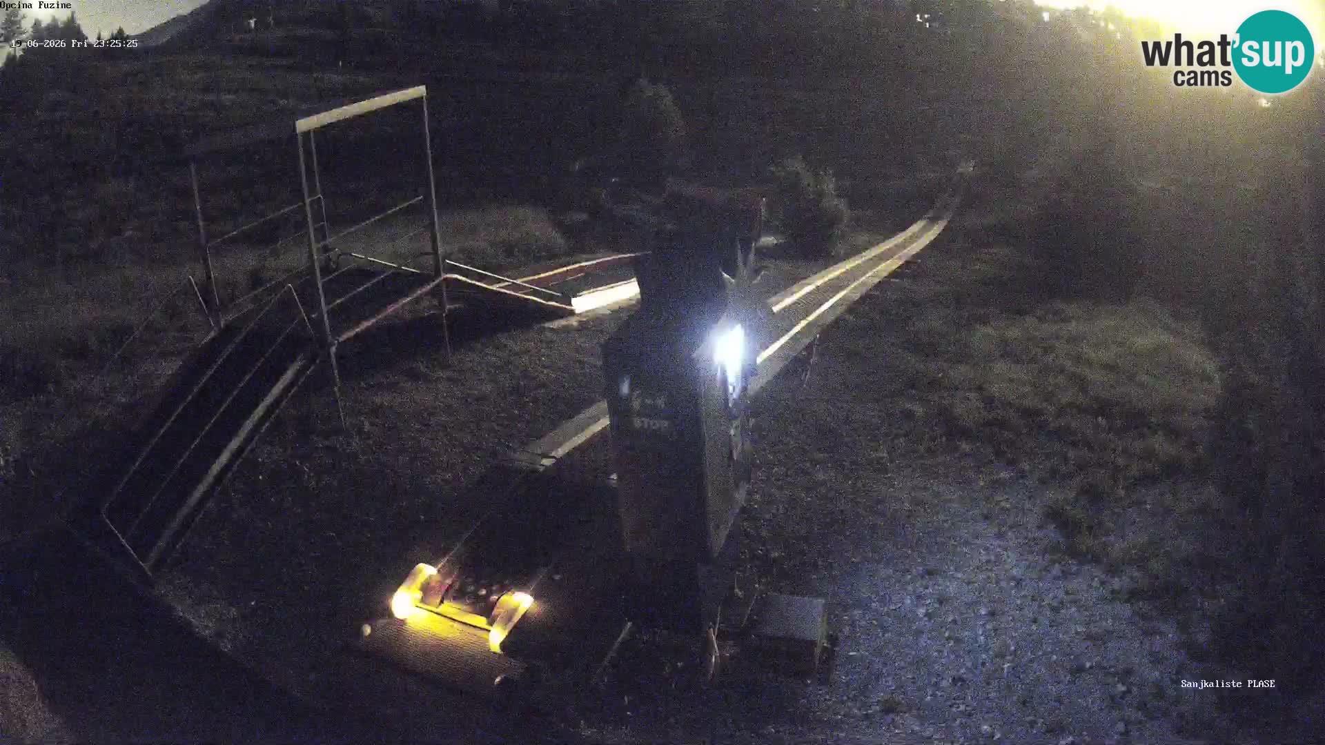 Live webcam Fužine toboggan run – Croatia