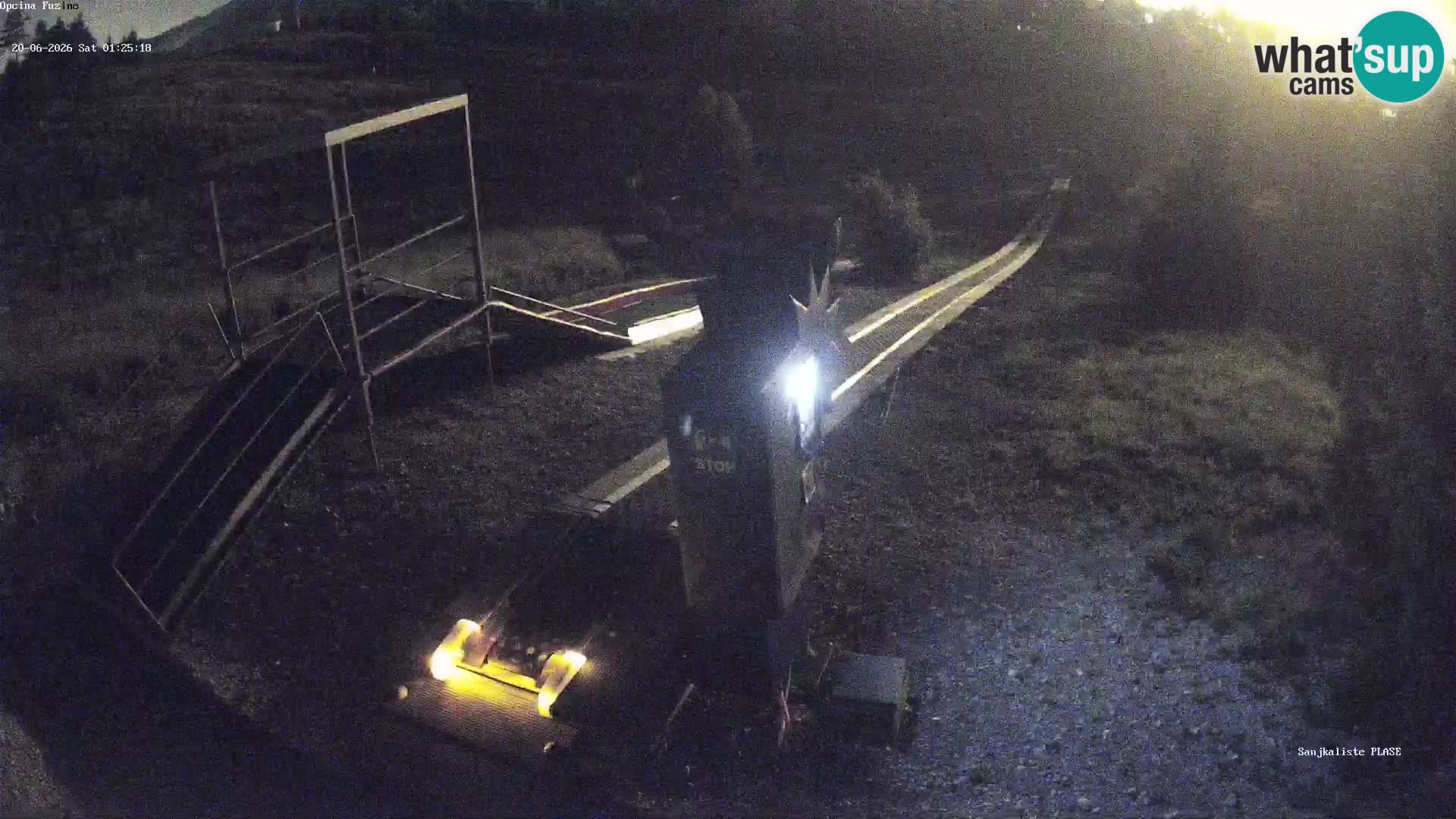 Live webcam Fužine toboggan run – Croatia