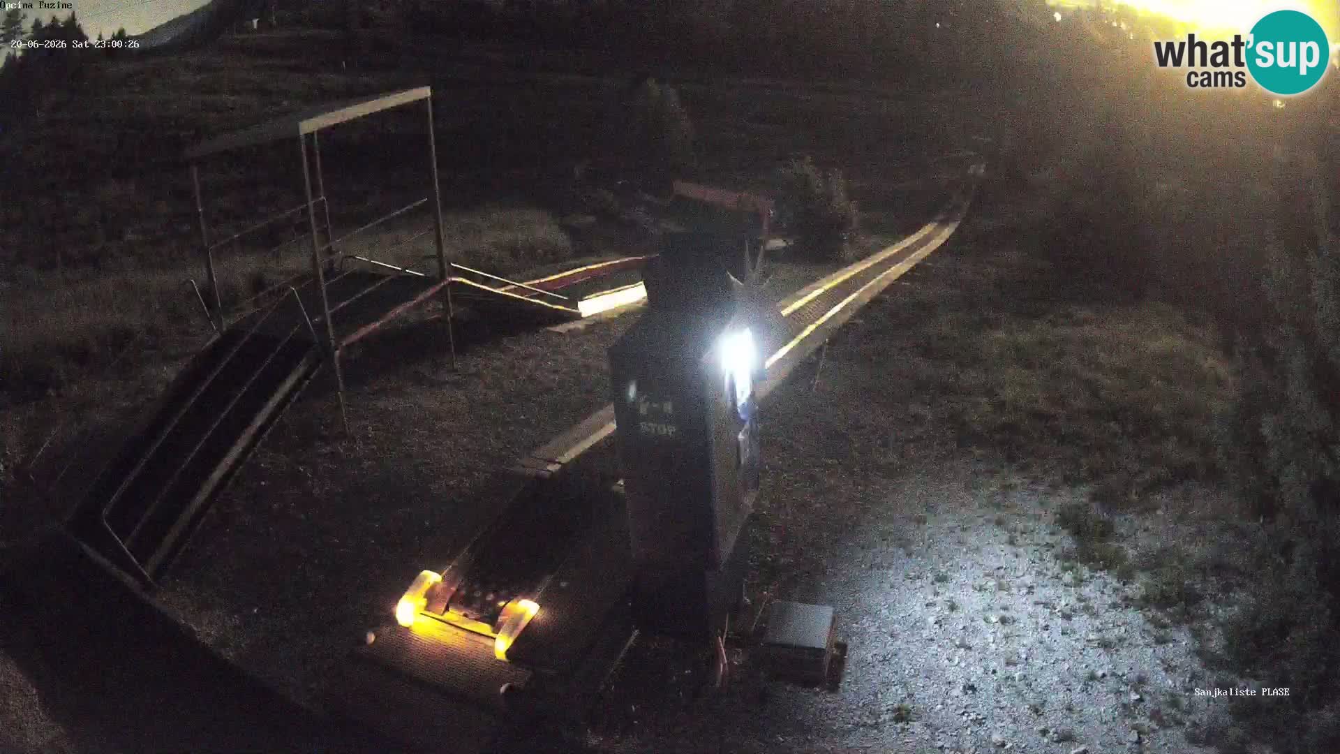 Live webcam Fužine toboggan run – Croatia