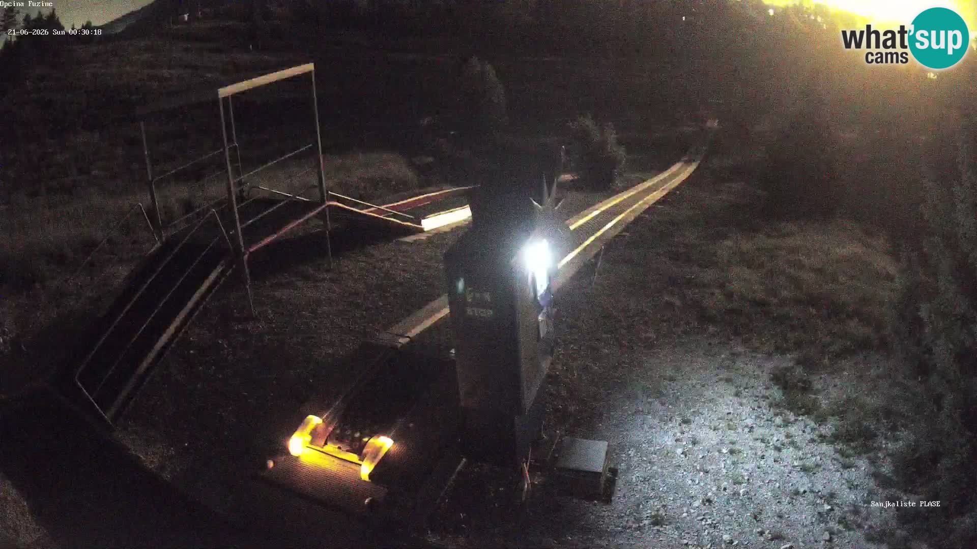 Live webcam Fužine toboggan run – Croatia