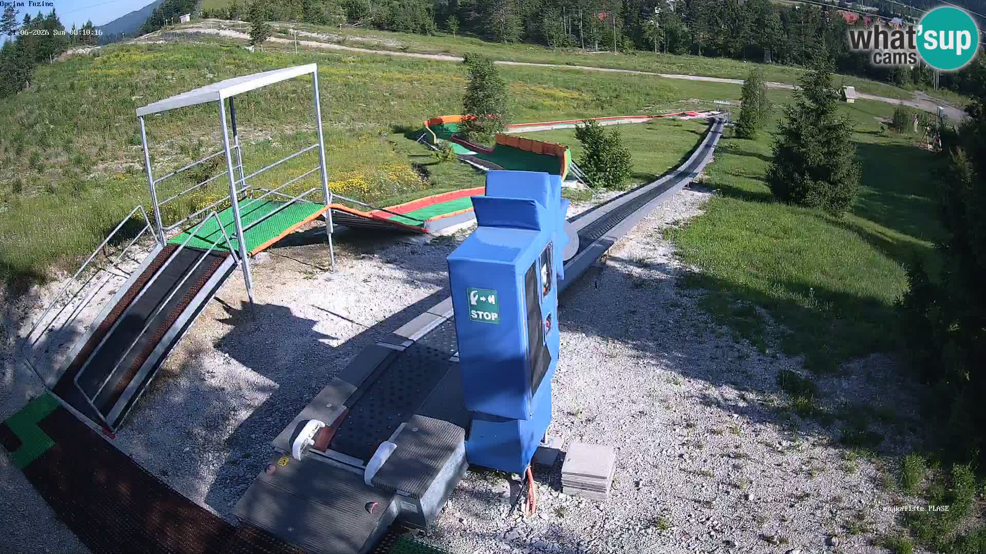 Live webcam Fužine toboggan run – Croatia
