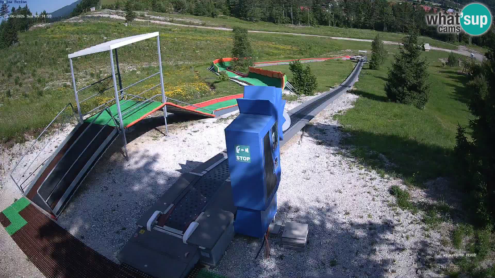 Spletna kamera v živo Sankališče Fužine – Hrvaška