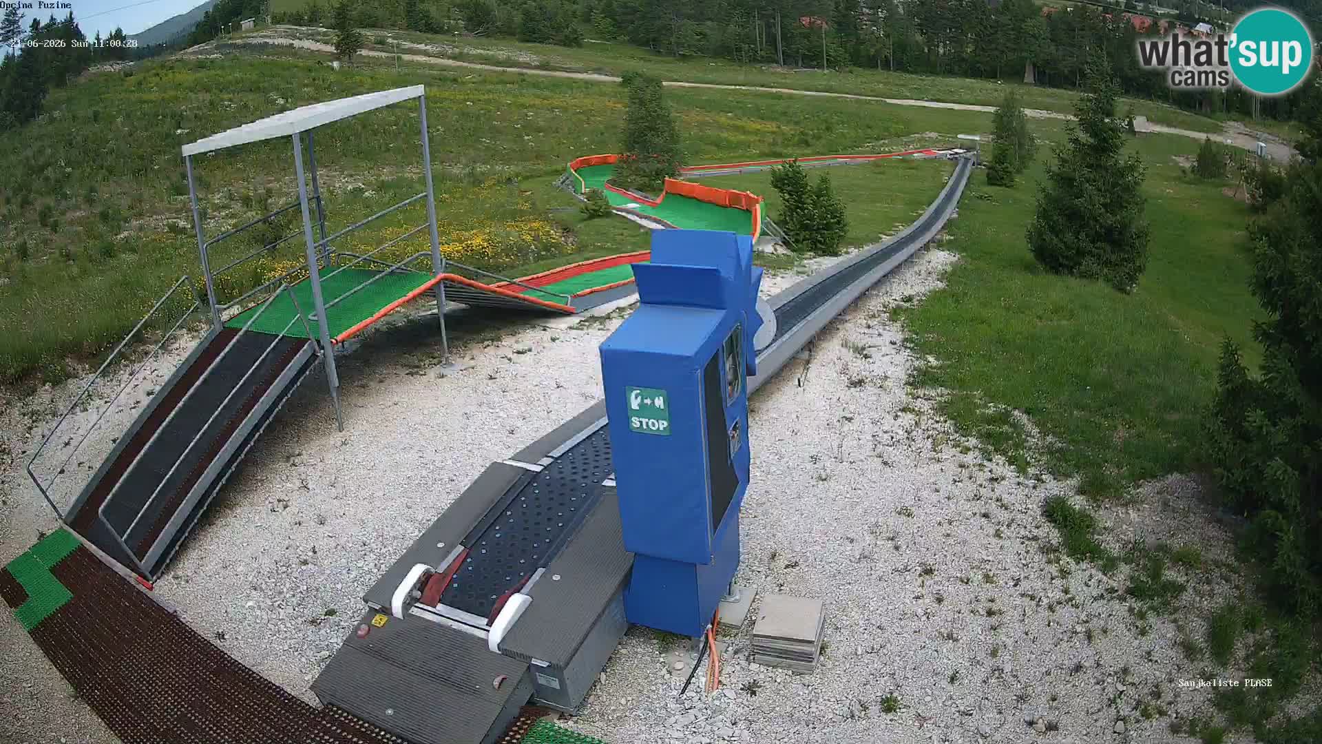 Live Webcam Rodelbahn Fužine – Kroatien