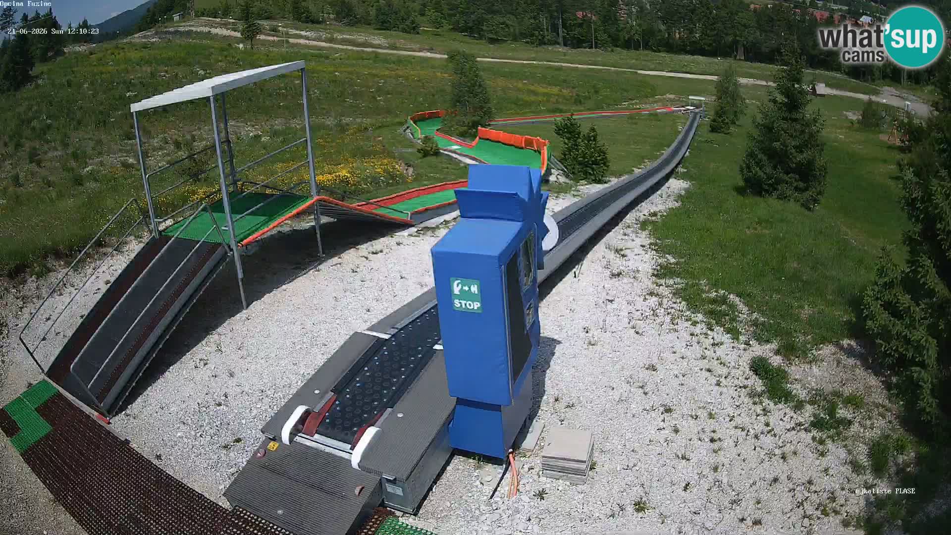 Spletna kamera v živo Sankališče Fužine – Hrvaška