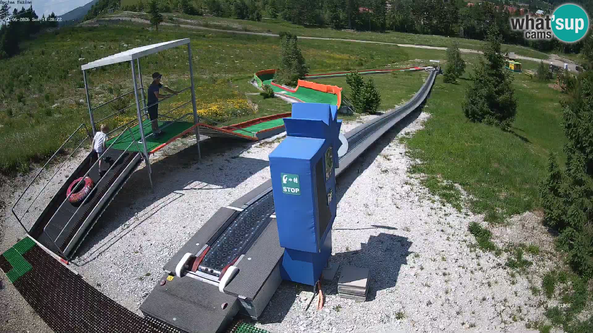 Webcam en direct Piste de luge de Fužine – Croatie