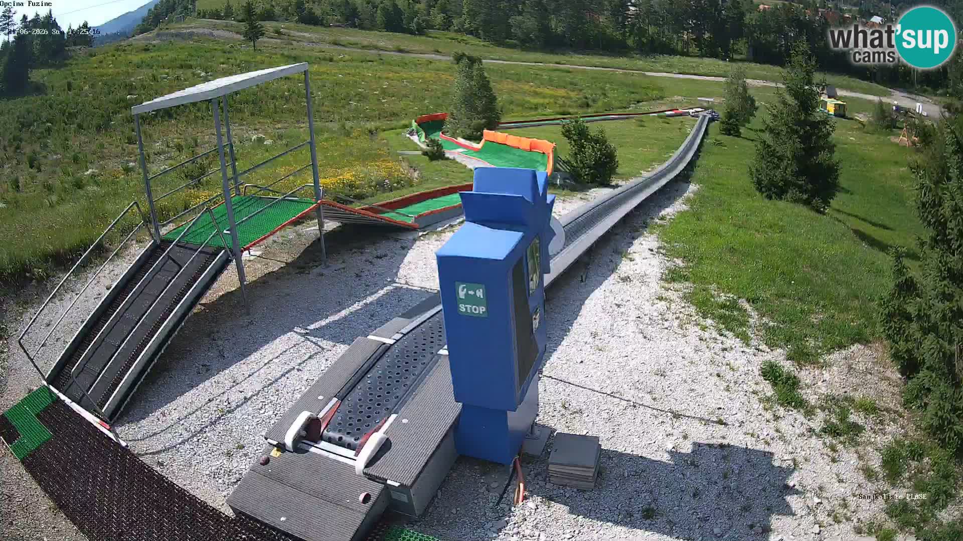 Webcam en direct Piste de luge de Fužine – Croatie