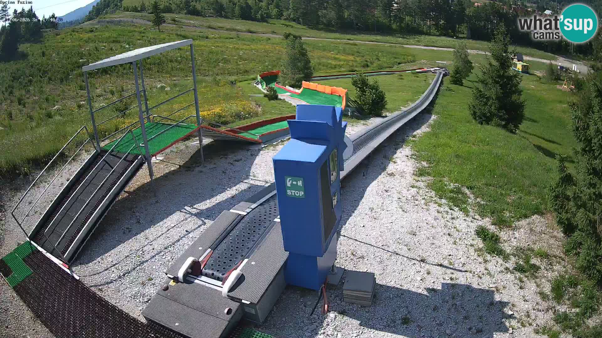 Webcam en direct Piste de luge de Fužine – Croatie