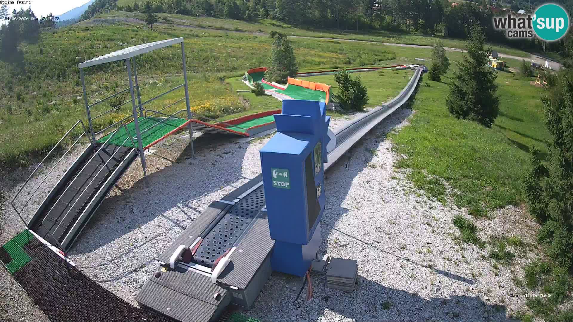 Webcam en direct Piste de luge de Fužine – Croatie