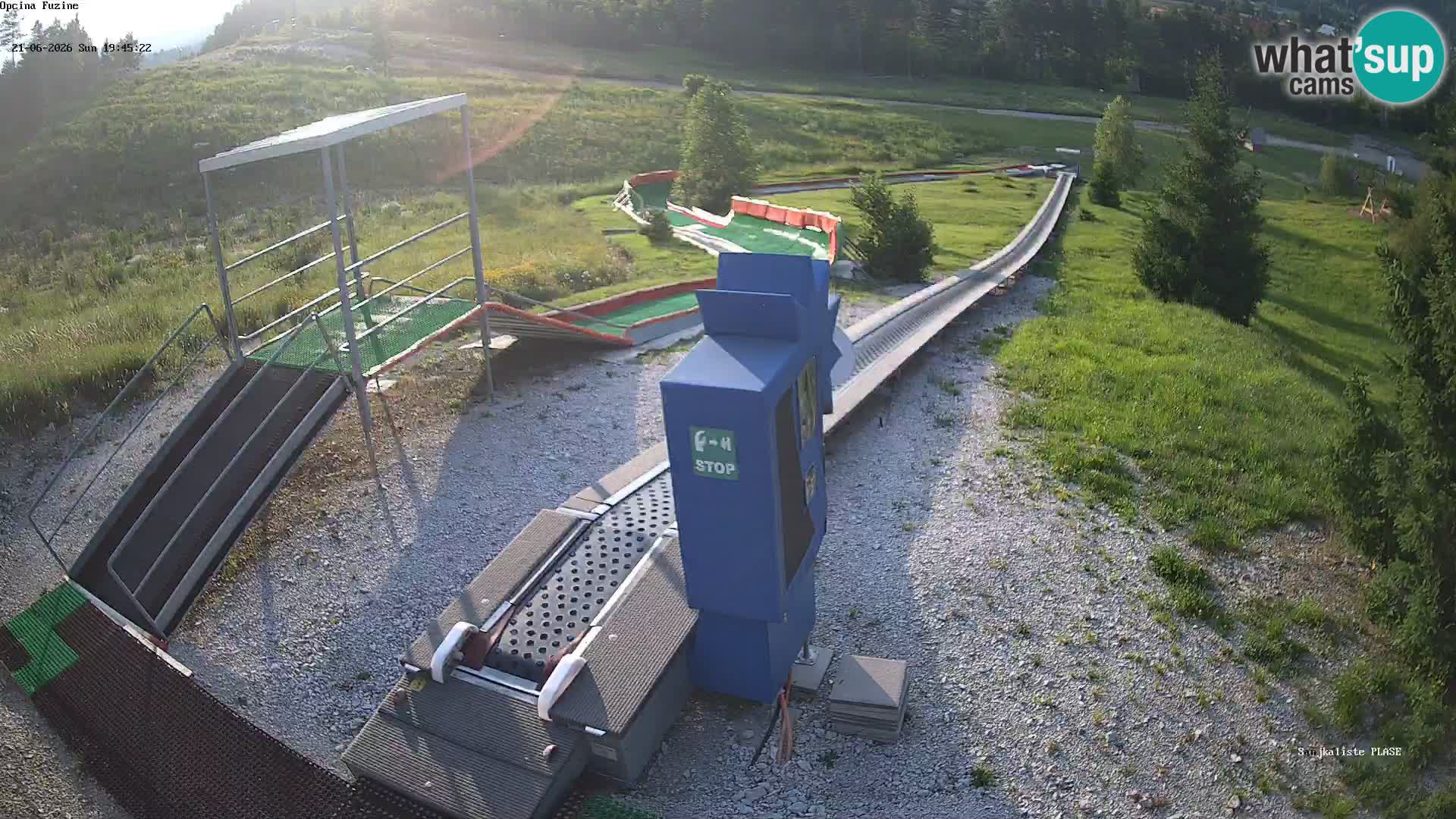Webcam en vivo Pista de trineo Fužine – Croacia