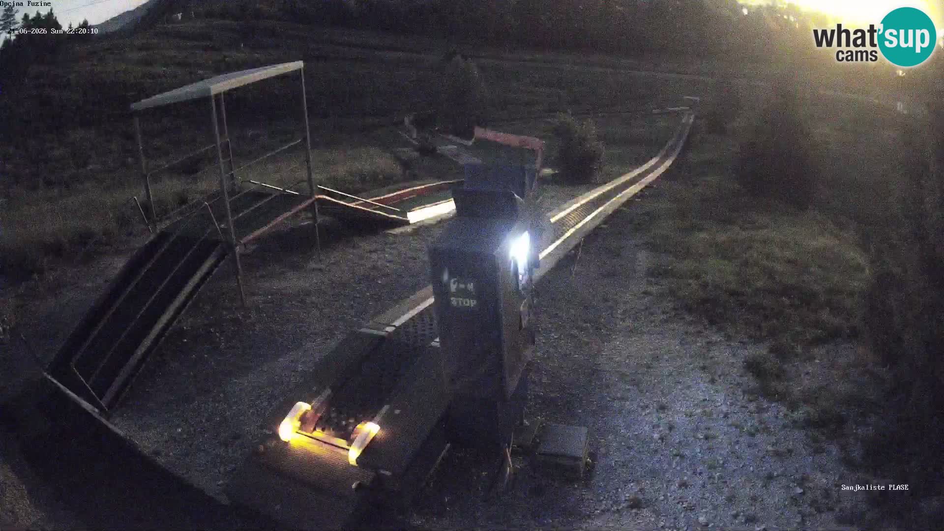 Webcam en vivo Pista de trineo Fužine – Croacia