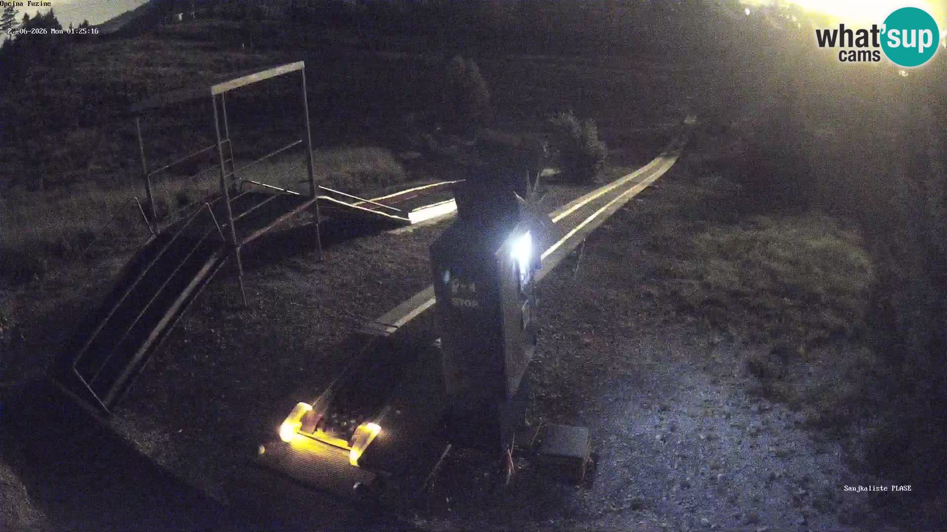 Live webcam Fužine toboggan run – Croatia