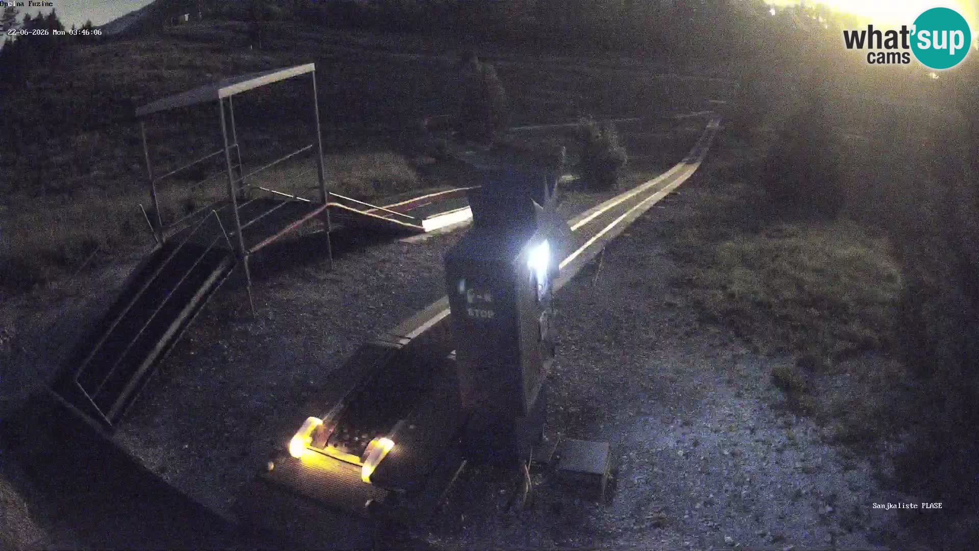 Live webcam Fužine toboggan run – Croatia