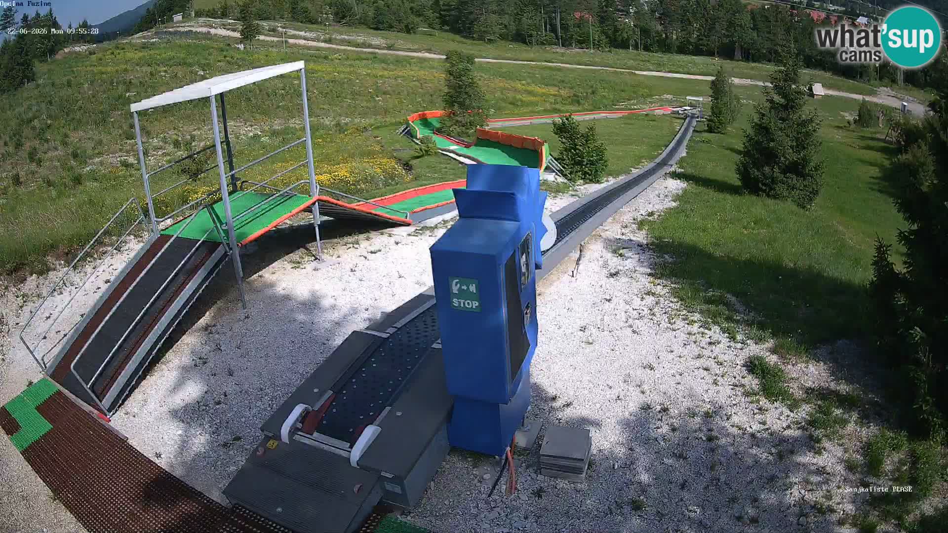 Webcam en vivo Pista de trineo Fužine – Croacia