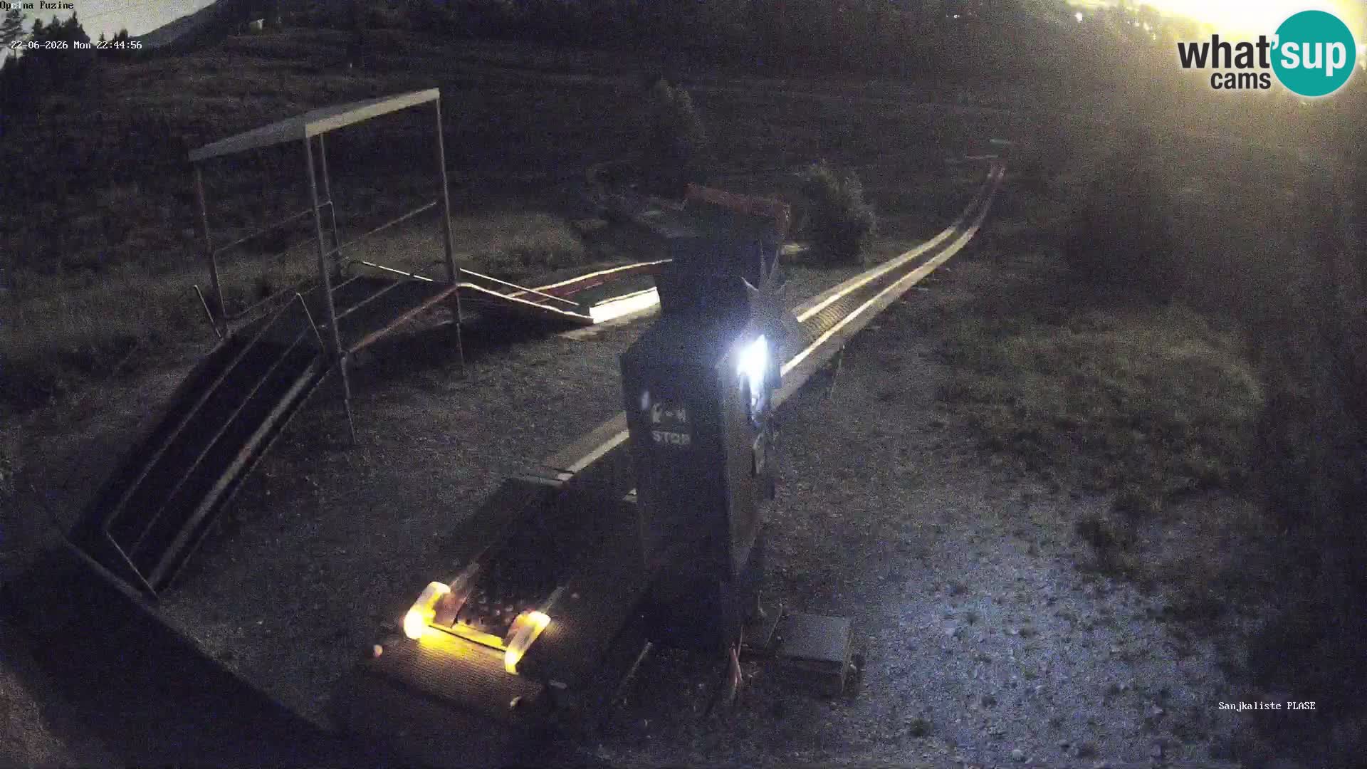 Webcam en vivo Pista de trineo Fužine – Croacia