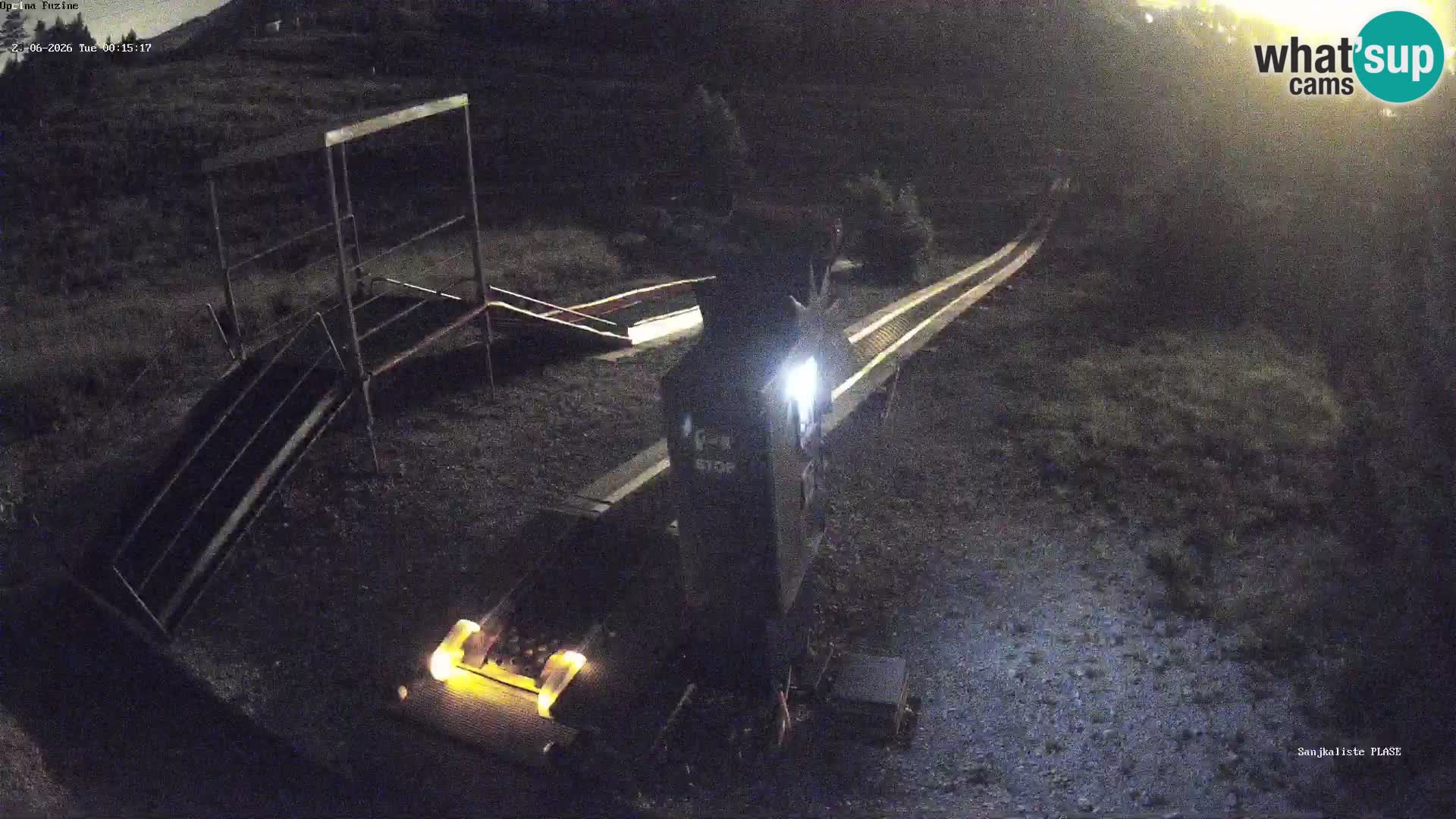 Live webcam Fužine toboggan run – Croatia